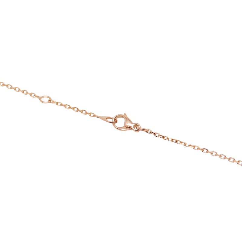 ショーメ ネックレス ジュ ドゥ リアン ペンダント ダイヤモンド 17P 計0.11ct K18PGピンクゴールド 082216 CHAUMET
