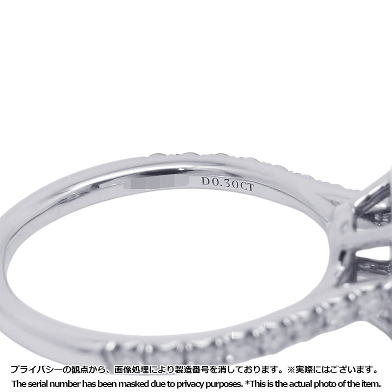 ティファニー リング ソレスト エンゲージメントリング ピンクダイヤ/ダイヤモンド 中石0.30ct Pt950/K18YG サイズ9号 指輪
