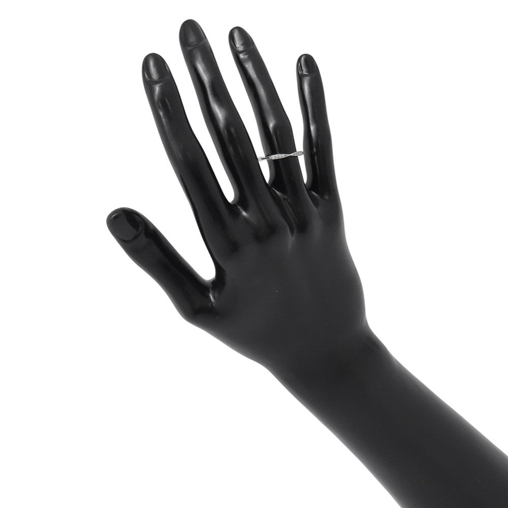 シャネル リング カメリア コレクション ハーフエタニティ ダイヤ 10P
