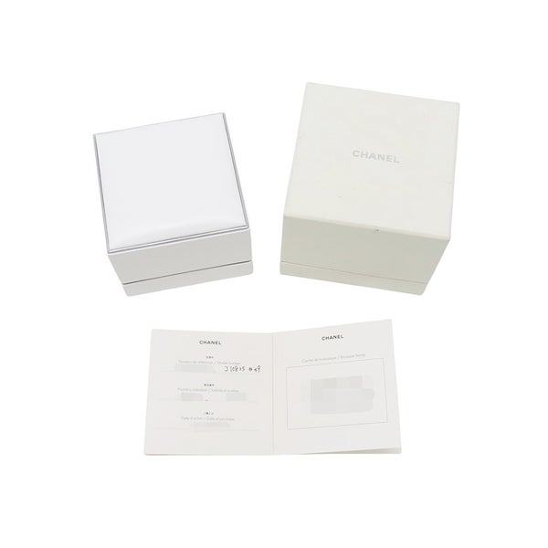 シャネル リング カメリア コレクション ハーフエタニティ ダイヤ 10P 計約0.08ct Pt950プラチナ サイズ49 J10835 CHANEL 指輪