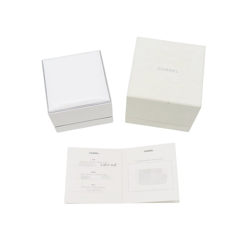 シャネル リング カメリア コレクション ハーフエタニティ ダイヤ 10P 計約0.08ct Pt950プラチナ サイズ49 J10835 CHANEL 指輪