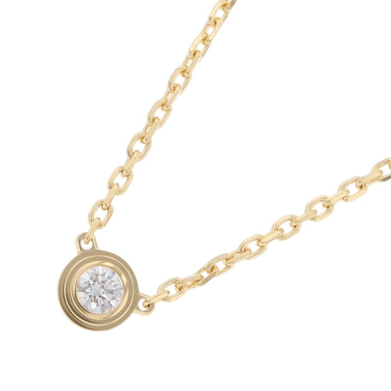 カルティエ ネックレス ダムール XS ダイヤモンド 1P 計0.04ct K18YGイエローゴールド B7224517 Cartier ペンダント