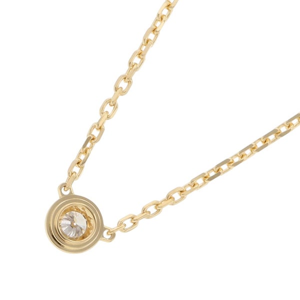 カルティエ ネックレス ダムール XS ダイヤモンド 1P 計0.04ct K18YGイエローゴールド B7224517 Cartier ペンダント