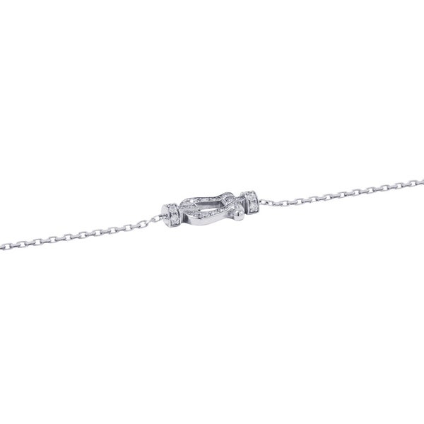 フレッド ブレスレット フォース10 スモールモデル ダイヤモンド K18WGホワイトゴールド FRED