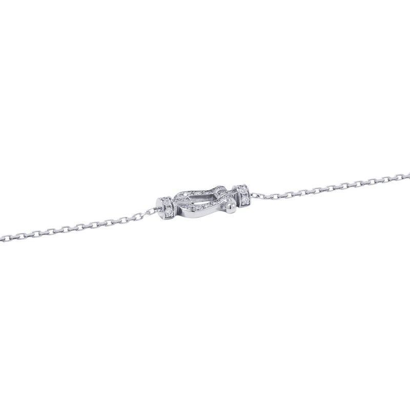 フレッド ブレスレット フォース10 スモールモデル ダイヤモンド K18WGホワイトゴールド FRED
