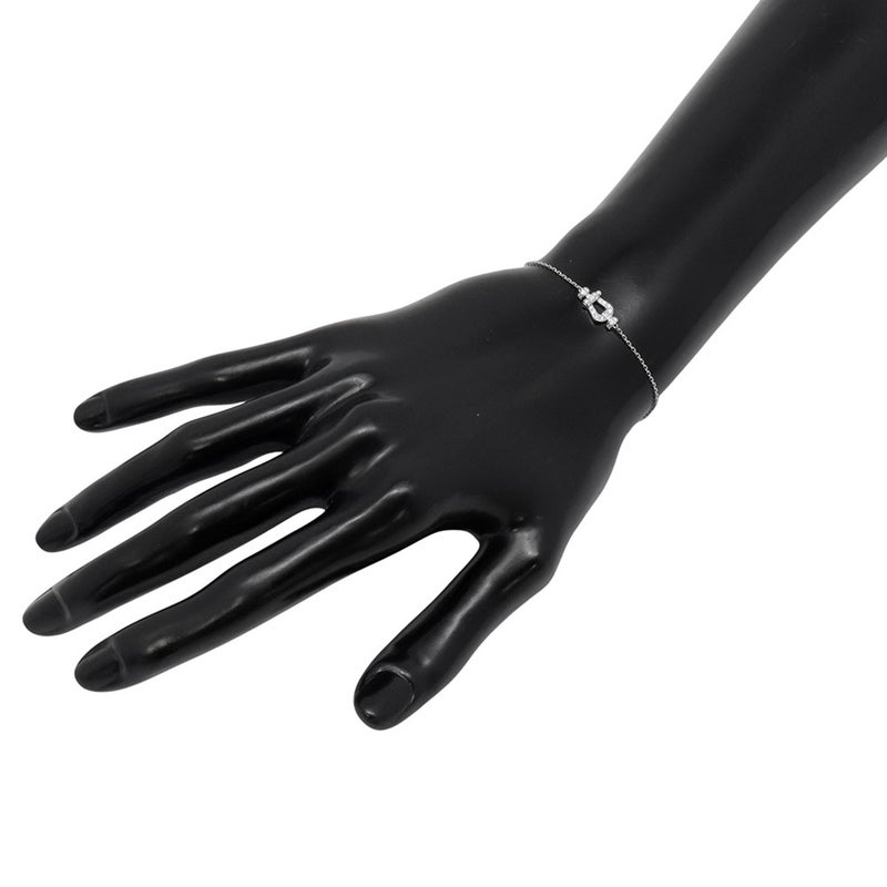 フレッド ブレスレット フォース10 スモールモデル ダイヤモンド K18WGホワイトゴールド FRED