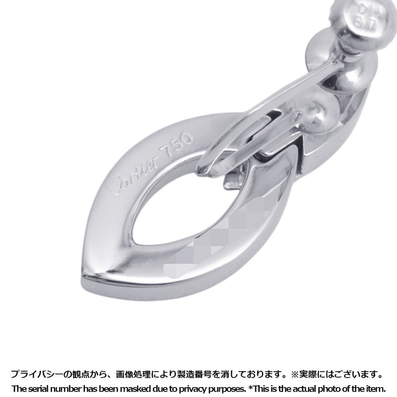 カルティエ イヤリング ディアデア ダイヤモンド K18WG/K14WGホワイトゴールド N8022400 Cartier