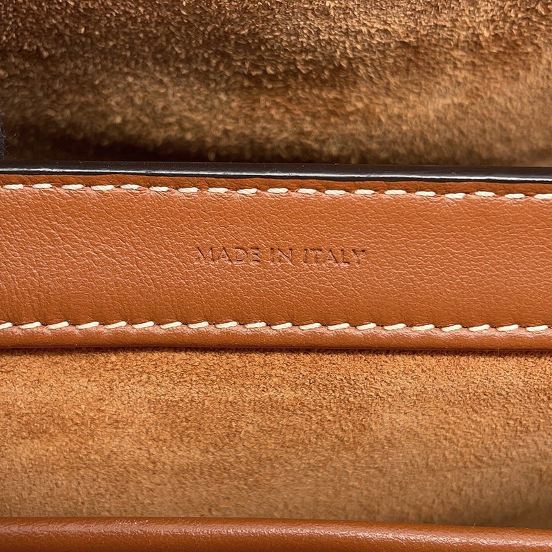 セリーヌ ショルダーバッグ 16 セーズ ラージ ソフト カーフレザー 194043 CELINE ブラウン
