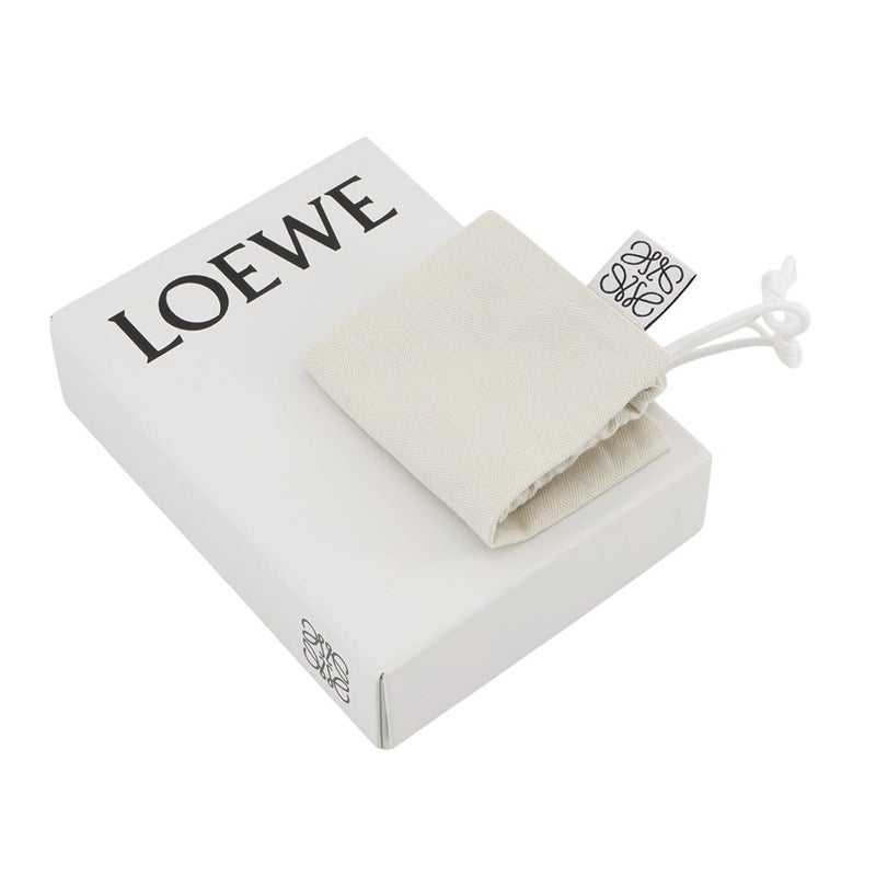 ロエベ 二つ折り財布 ノット コンパクトウォレット シャイニーナパカーフレザー CEM1NCWX01 LOEWE 財布 バイカラー