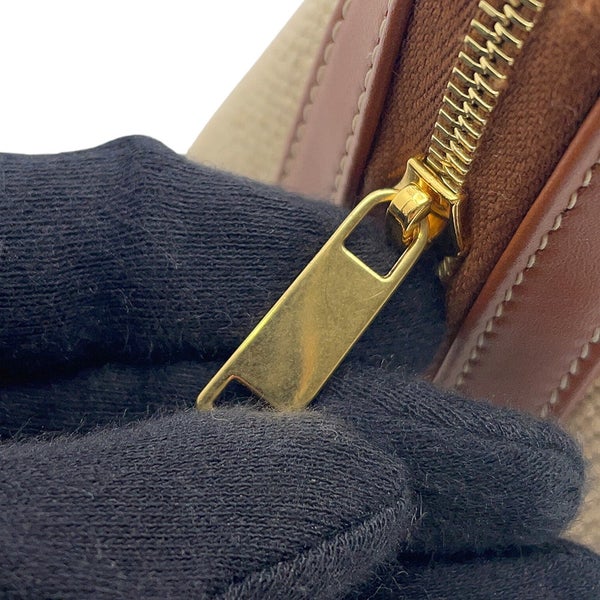 セリーヌ ポーチ トリオンフ コスメポーチ キャンバス/レザー CELINE 小物入れ