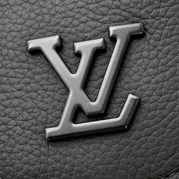 ルイヴィトン ショルダーバッグ グレインカーフレザー/LV アエログラム アルファ・ウェアラブル ウォレット M59161 財布 ブラック 黒