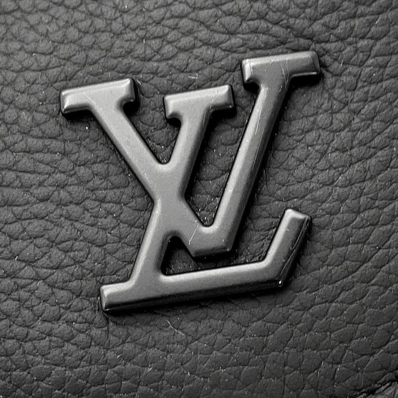 ルイヴィトン ショルダーバッグ グレインカーフレザー/LV アエログラム アルファ・ウェアラブル ウォレット M59161 財布 ブラック 黒