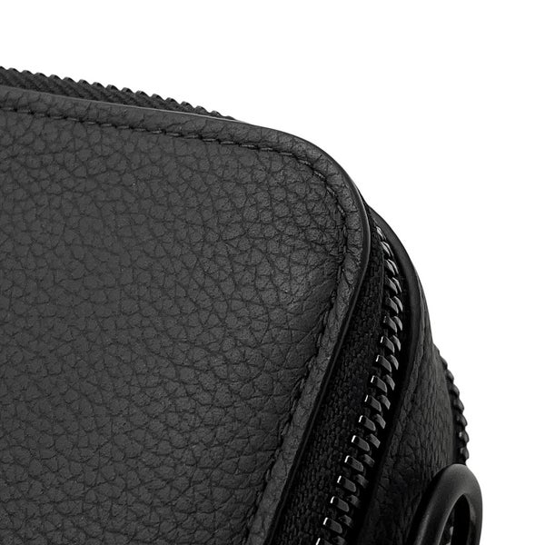 ルイヴィトン ショルダーバッグ グレインカーフレザー/LV アエログラム アルファ・ウェアラブル ウォレット M59161 財布 ブラック 黒