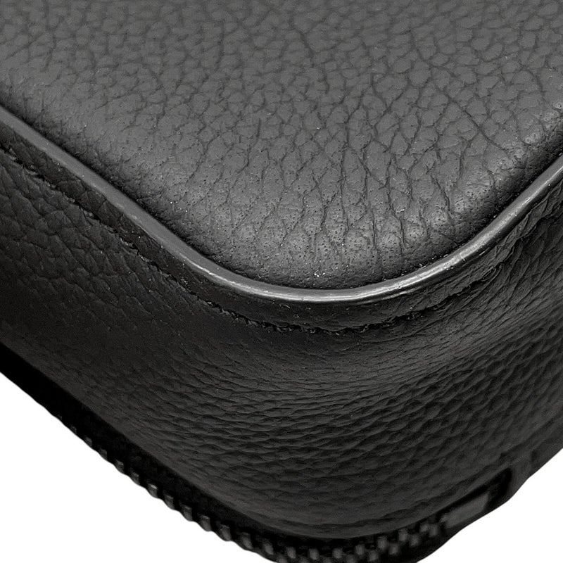 ルイヴィトン ショルダーバッグ グレインカーフレザー/LV アエログラム アルファ・ウェアラブル ウォレット M59161 財布 ブラック 黒