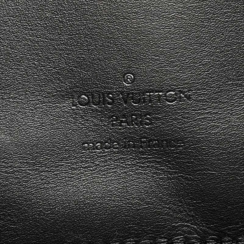 ルイヴィトン ショルダーバッグ グレインカーフレザー/LV アエログラム アルファ・ウェアラブル ウォレット M59161 財布 ブラック 黒