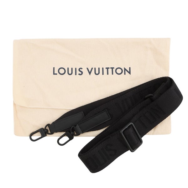 ルイヴィトン ショルダーバッグ グレインカーフレザー/LV アエログラム アルファ・ウェアラブル ウォレット M59161 財布 ブラック 黒