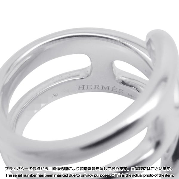 エルメス リング シェーヌダンクル ツイスト パンクPM SV925シルバー リングサイズ48 HERMES 指輪 ジュエリー