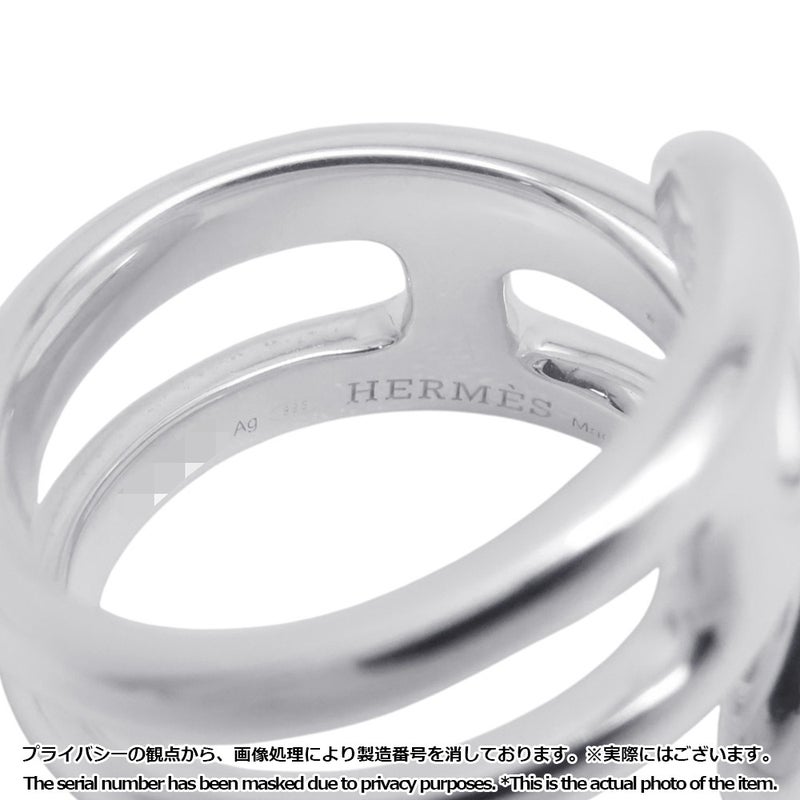 エルメス リング シェーヌダンクル ツイスト パンクPM SV925シルバー リングサイズ48 HERMES 指輪 ジュエリー