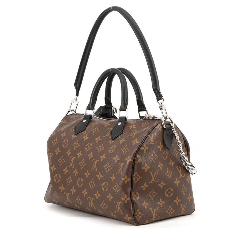 ルイヴィトン ハンドバッグ モノグラム スピーディ・バンドリエール 30 ソフト M12243 LOUIS VUITTON 2way ブラック 黒