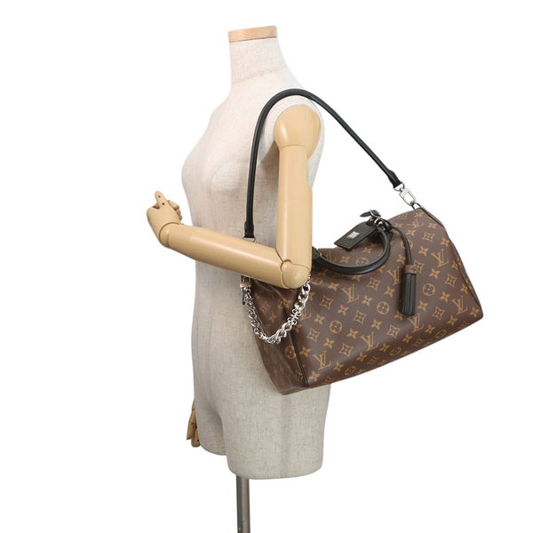 ルイヴィトン ハンドバッグ モノグラム スピーディ・バンドリエール 30 ソフト M12243 LOUIS VUITTON 2way ブラック 黒