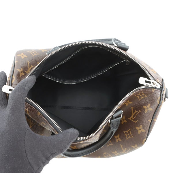 ルイヴィトン ハンドバッグ モノグラム スピーディ・バンドリエール 30 ソフト M12243 LOUIS VUITTON 2way ブラック 黒
