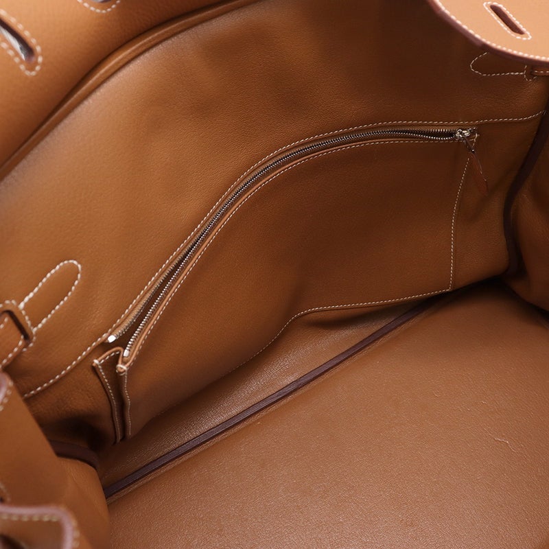 エルメス バーキン40 ゴールド/シルバー金具 トゴ C刻印 HERMES Birkin ハンドバッグ