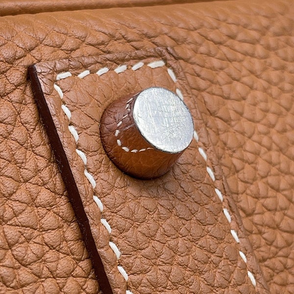 エルメス バーキン40 ゴールド/シルバー金具 トゴ C刻印 HERMES Birkin ハンドバッグ