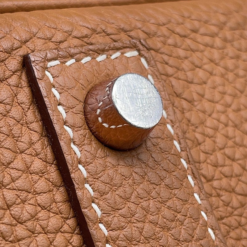 エルメス バーキン40 ゴールド/シルバー金具 トゴ C刻印 HERMES Birkin ハンドバッグ