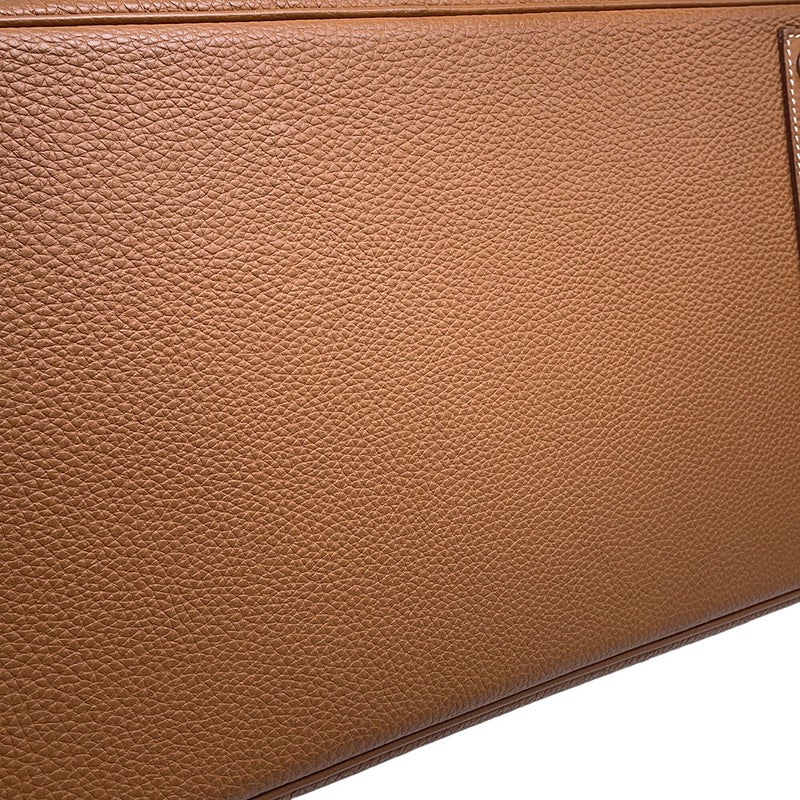 エルメス バーキン40 ゴールド/シルバー金具 トゴ C刻印 HERMES Birkin ハンドバッグ