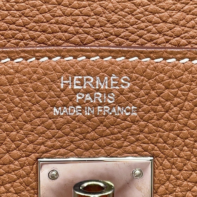 エルメス バーキン40 ゴールド/シルバー金具 トゴ C刻印 HERMES Birkin ハンドバッグ