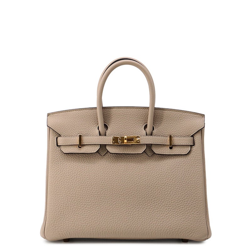 エルメス バーキン25 トゥルティエールグレー/ゴールド金具 トゴ T刻印 HERMES Birkin ハンドバッグ