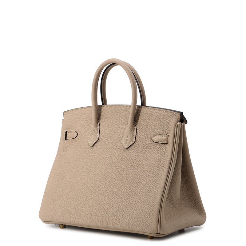 エルメス バーキン25 トゥルティエールグレー/ゴールド金具 トゴ T刻印 HERMES Birkin ハンドバッグ