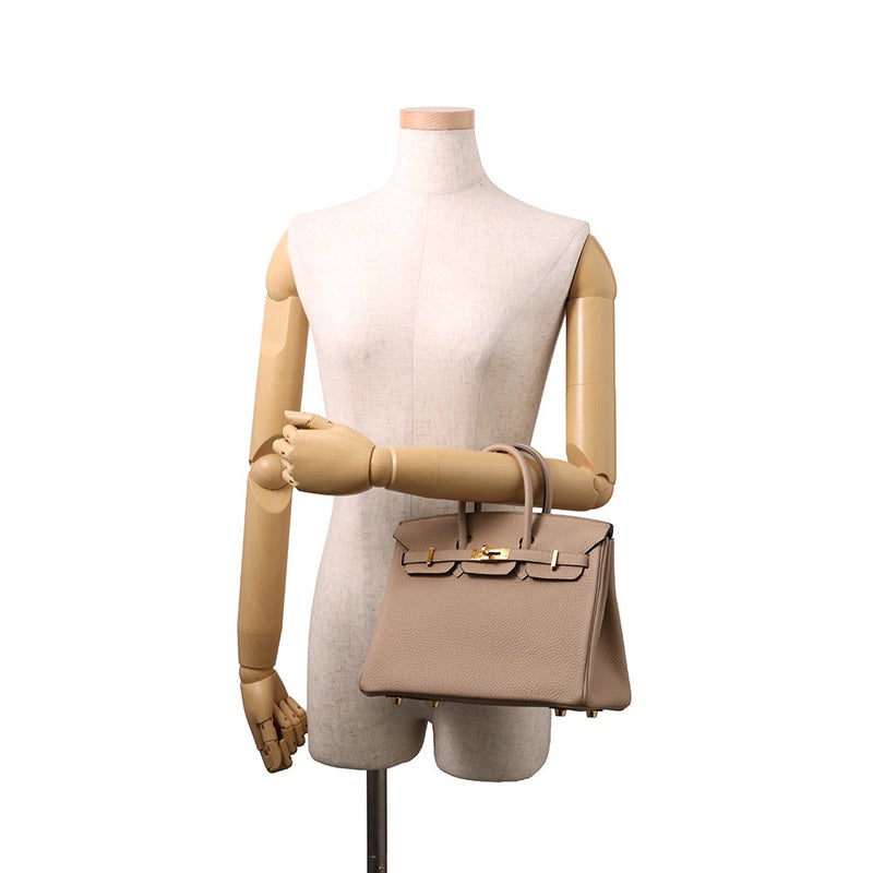 エルメス バーキン25 トゥルティエールグレー/ゴールド金具 トゴ T刻印 HERMES Birkin ハンドバッグ