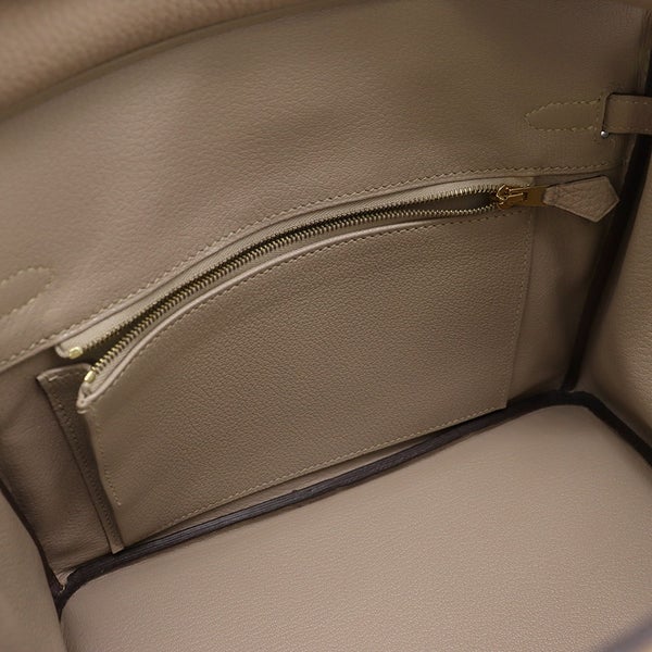 エルメス バーキン25 トゥルティエールグレー/ゴールド金具 トゴ T刻印 HERMES Birkin ハンドバッグ