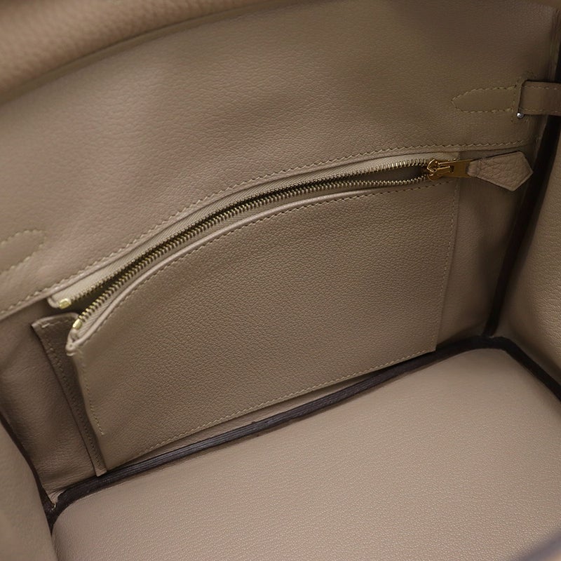 エルメス バーキン25 トゥルティエールグレー/ゴールド金具 トゴ T刻印 HERMES Birkin ハンドバッグ