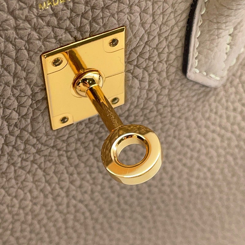 エルメス バーキン25 トゥルティエールグレー/ゴールド金具 トゴ T刻印 HERMES Birkin ハンドバッグ