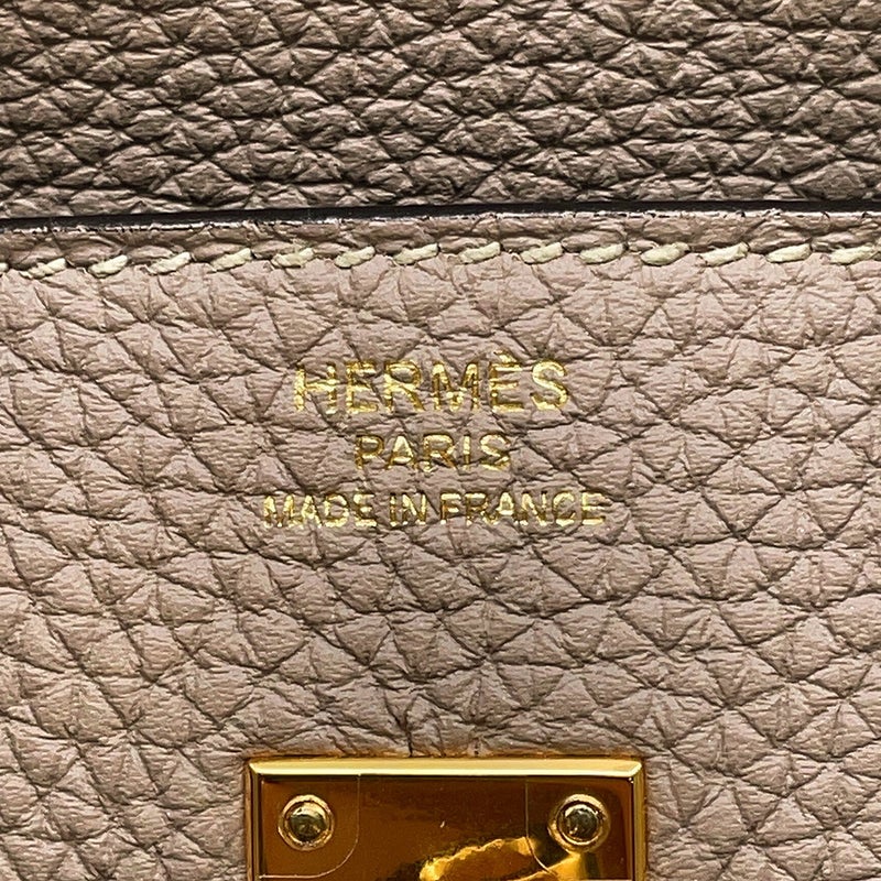 エルメス バーキン25 トゥルティエールグレー/ゴールド金具 トゴ T刻印 HERMES Birkin ハンドバッグ