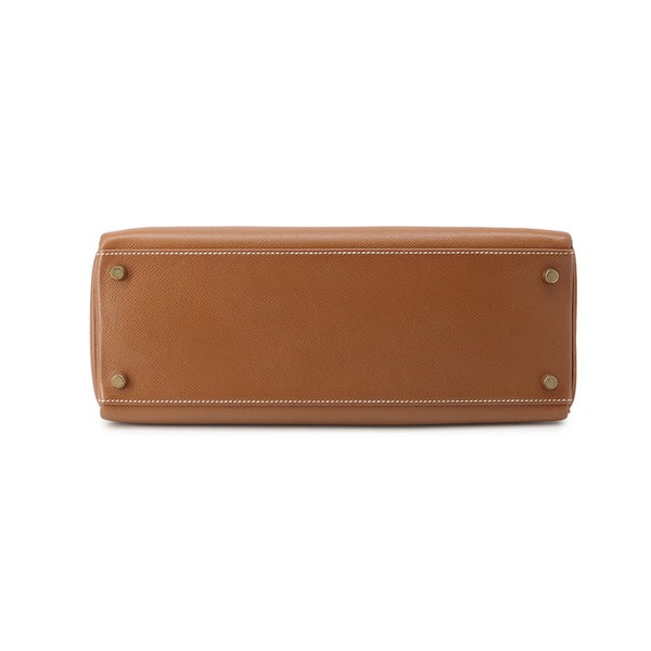 エルメス ハンドバッグ ケリー32 内縫い ゴールド/ゴールド金具 クシュベル 〇Y刻印 HERMES Kelly 2wayバッグ