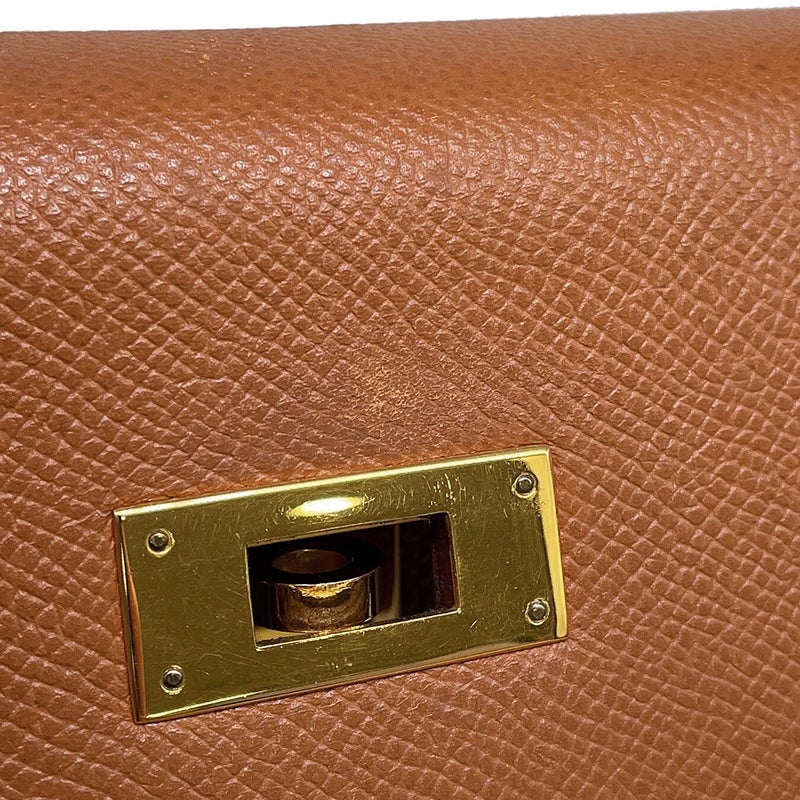 エルメス ハンドバッグ ケリー32 内縫い ゴールド/ゴールド金具 クシュベル 〇Y刻印 HERMES Kelly 2wayバッグ