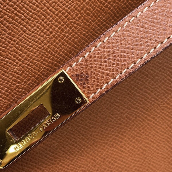 エルメス ハンドバッグ ケリー32 内縫い ゴールド/ゴールド金具 クシュベル 〇Y刻印 HERMES Kelly 2wayバッグ