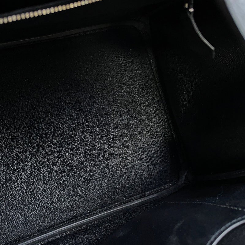 エルメス バーキン30 ブラック/シルバー金具 シェーブルコロマンデル Y刻印 HERMES Birkin ハンドバッグ 黒