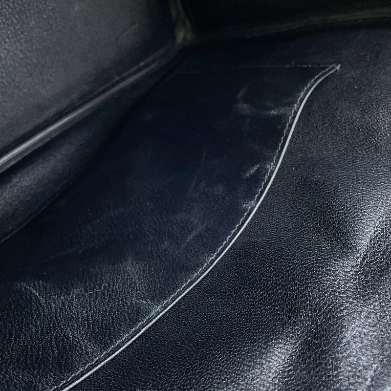 エルメス バーキン30 ブラック/シルバー金具 シェーブルコロマンデル Y刻印 HERMES Birkin ハンドバッグ 黒