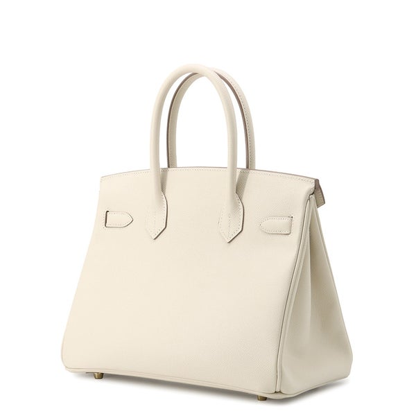 エルメス バーキン30 クレ/ゴールド金具 エプソン U刻印 HERMES Birkin ハンドバッグ