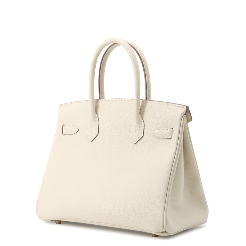 エルメス バーキン30 クレ/ゴールド金具 エプソン U刻印 HERMES Birkin ハンドバッグ