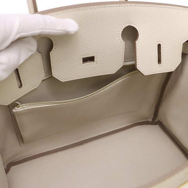 エルメス バーキン30 クレ/ゴールド金具 エプソン U刻印 HERMES Birkin ハンドバッグ