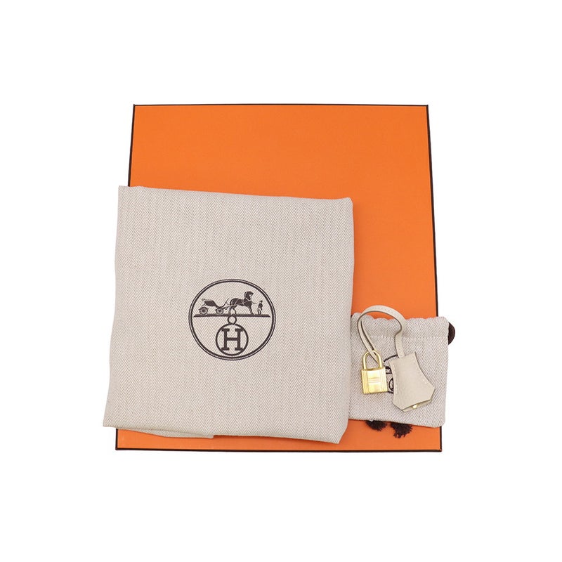 エルメス バーキン25 クレ/ゴールド金具 トゴ K刻印 HERMES Birkin ハンドバッグ