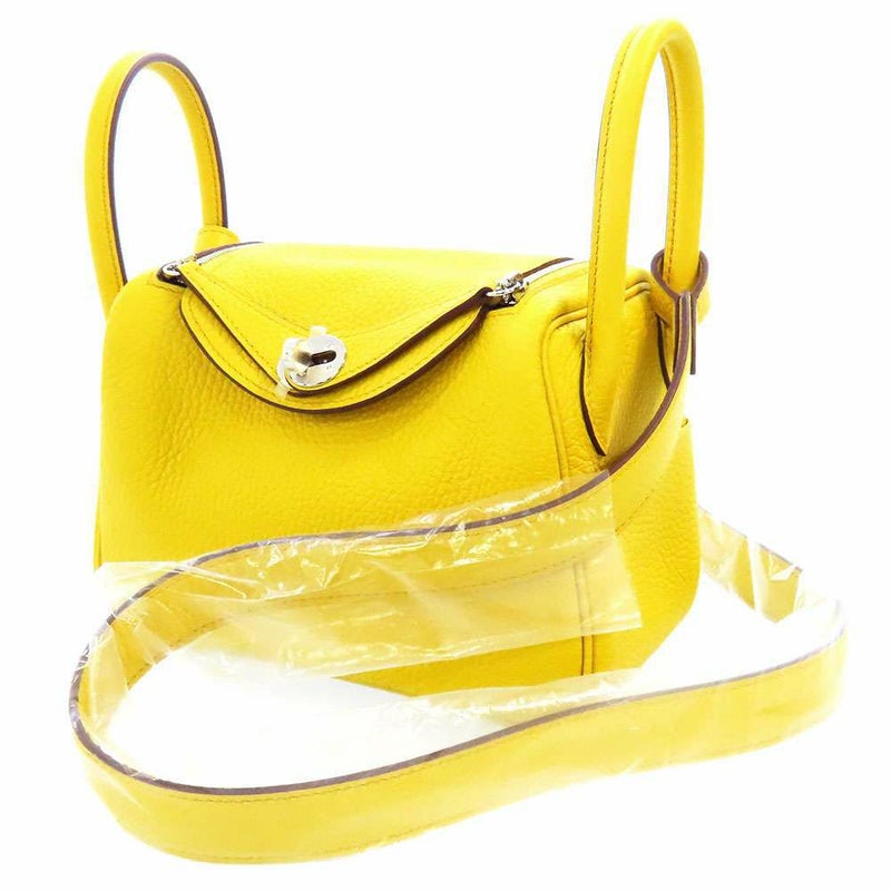 エルメス リンディ ミニ サン/シルバー金具 トリヨンクレマンス B刻印 HERMES2way