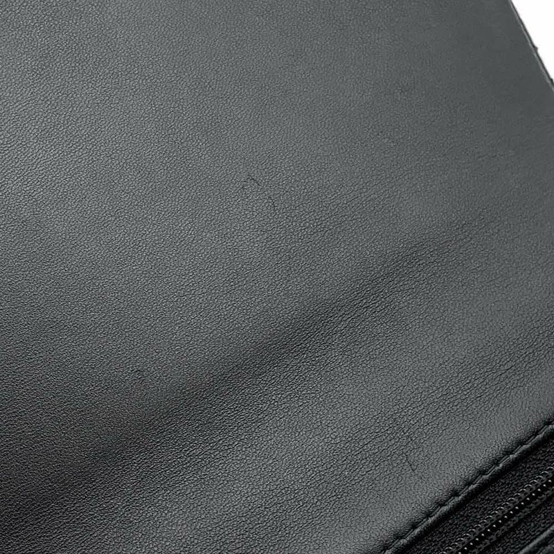 シャネル チェーンショルダーバッグ マトラッセ ココマーク トップハンドル ミニ フラップ ラムスキン AS2431 CHANEL 黒