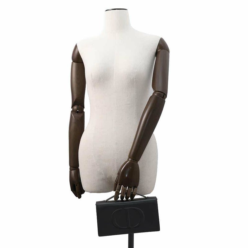 クリスチャン・ディオール ハンドバッグ CD シグネチャー ミニ S2209UMFV 2wayショルダーバッグ 黒 セール品