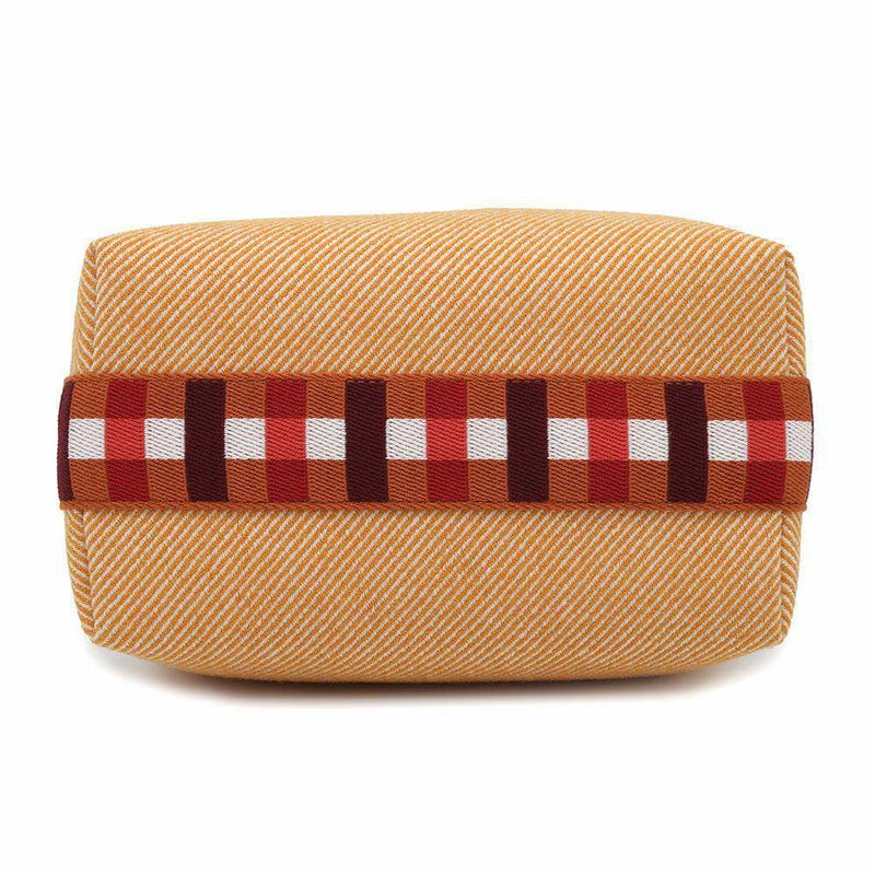 エルメス ポーチ ブリッド・ア・ブラックPM オ・カレ フォーヴ/シルバー金具 キャンバス HERMES